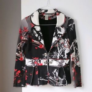 Forest Print Blazer | Alberto Makali